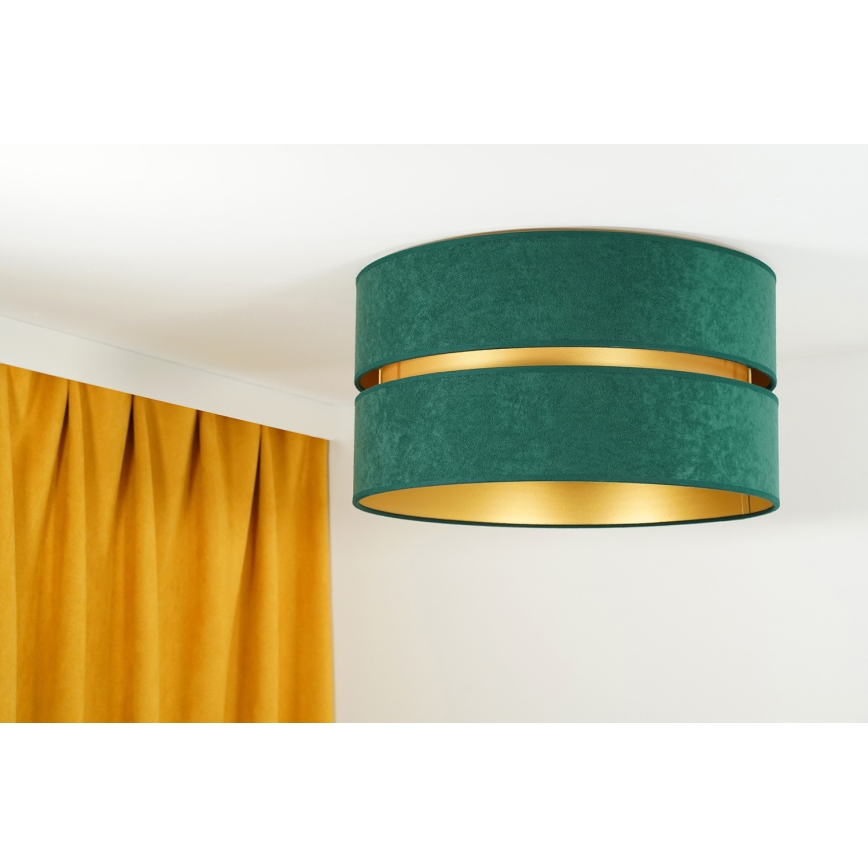 Duolla - Deckenleuchte DUO 1xE27/40W/230V d 40 cm grün/golden