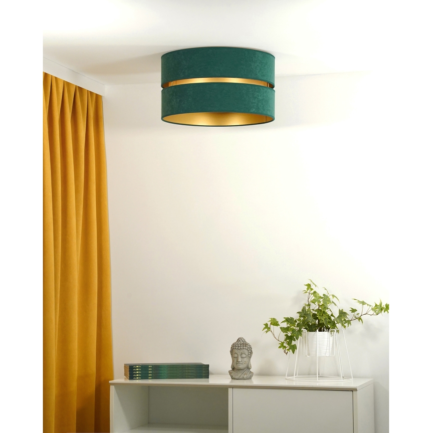 Duolla - Deckenleuchte DUO 1xE27/40W/230V d 40 cm grün/golden