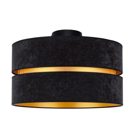 Duolla - Deckenleuchte DUO 1xE27/40W/230V d 40 cm schwarz/golden