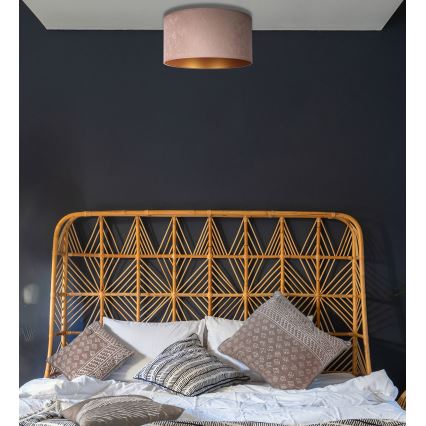 Duolla - Deckenleuchte ROLLER 1xE27/15W/230V Ø 40 cm beige/gold