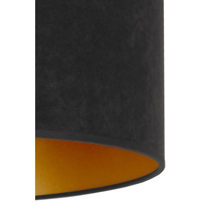 Duolla - Deckenleuchte ROLLER 3xE27/15W/230V Ø 60 cm schwarz/gold