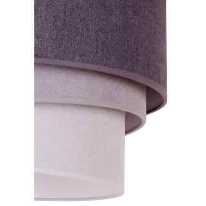 Duolla - Deckenleuchte TRIO 1xE27/15W/230V Ø 45 cm Anthrazit/Grau/Weiß