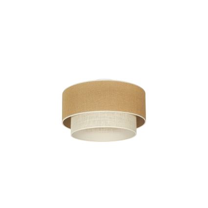 Duolla - Deckenleuchte YUTE BOHO 1xE27/15W/230V d 45 cm braun/cremefarben