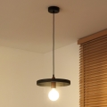 Duolla - Hängeleuchte an Kabel IRONLINE 1xE27/15W/230V Ø 30 cm schwarz/kupferfarben
