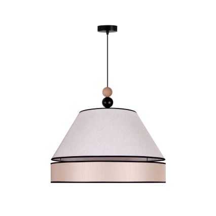 Duolla - Hängeleuchte an Schnur AVIGNON 1xE27/15W/230V d 60 cm beige
