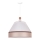 Duolla - Hängeleuchte an Schnur AVIGNON 1xE27/15W/230V d 60 cm weiß/beige