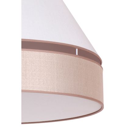 Duolla - Hängeleuchte an Schnur AVIGNON 3xE27/15W/230V weiß/beige