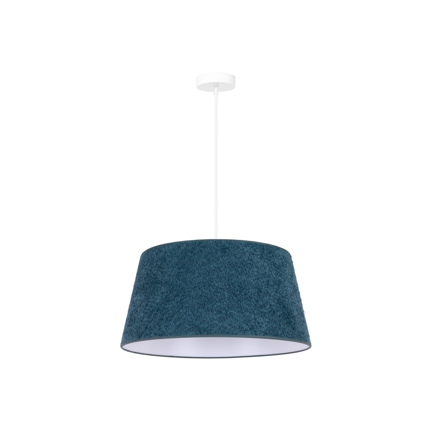 Duolla - Hängeleuchte an Schnur BOUCLE 1xE27/15W/230V d 50 cm türkisfarben