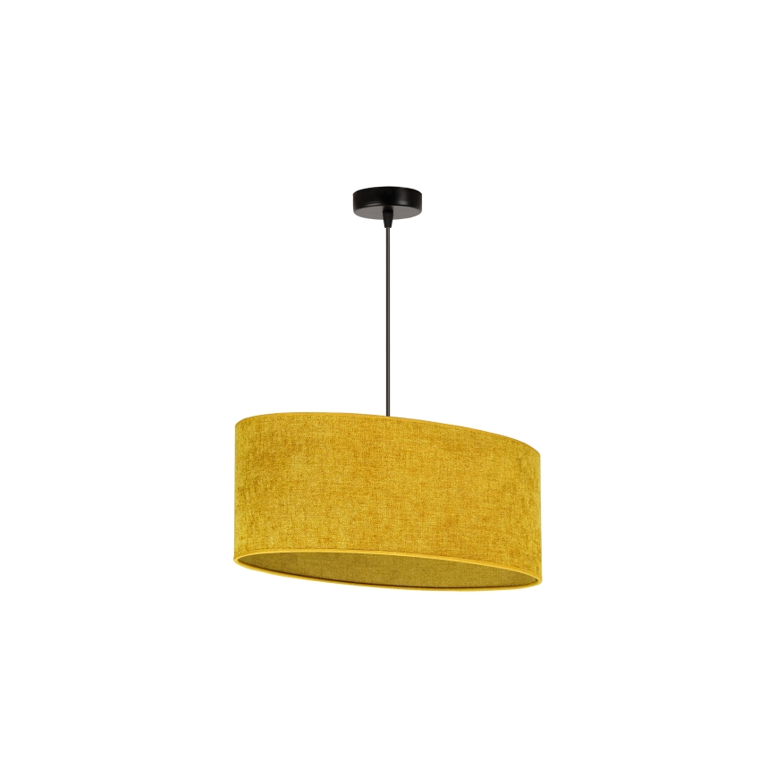 Duolla - Hängeleuchte an Schnur OVAL 1xE27/15W/230V braun