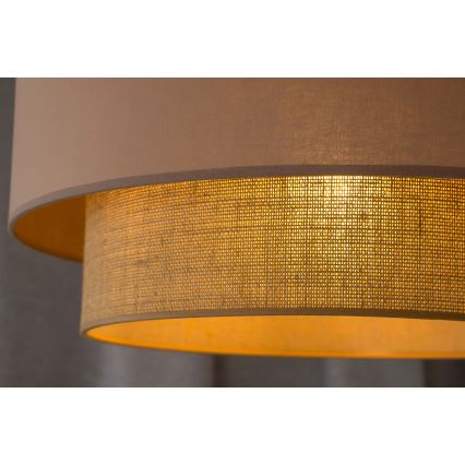 Duolla - Hängeleuchte BOHO 1xE27/15W/230V d 45 cm beige/braun