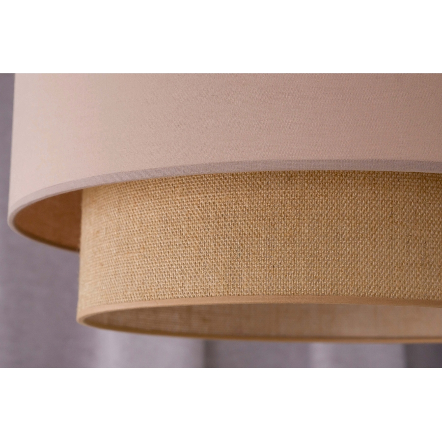 Duolla - Hängeleuchte BOHO 1xE27/15W/230V d 45 cm beige/braun