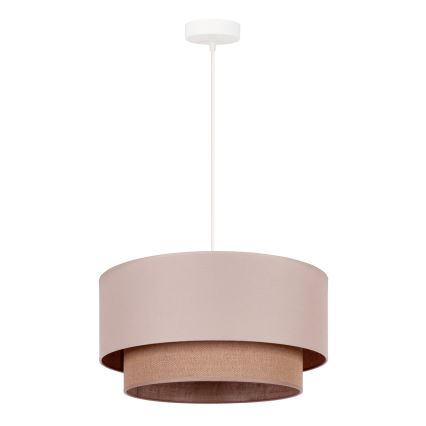 Duolla - Hängeleuchte BOHO 1xE27/15W/230V d 45 cm beige/braun