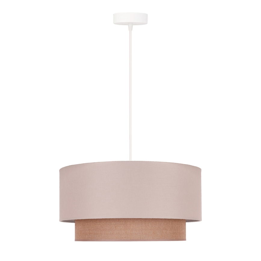 Duolla - Hängeleuchte BOHO 1xE27/15W/230V d 45 cm beige/braun