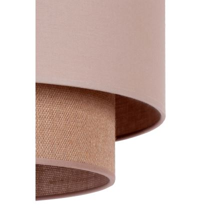 Duolla - Hängeleuchte BOHO 1xE27/15W/230V d 45 cm beige/braun