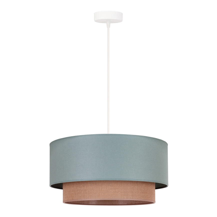 Duolla - Hängeleuchte BOHO 1xE27/15W/230V d 45 cm grün/braun