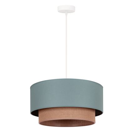 Duolla - Hängeleuchte BOHO 1xE27/15W/230V d 45 cm grün/braun