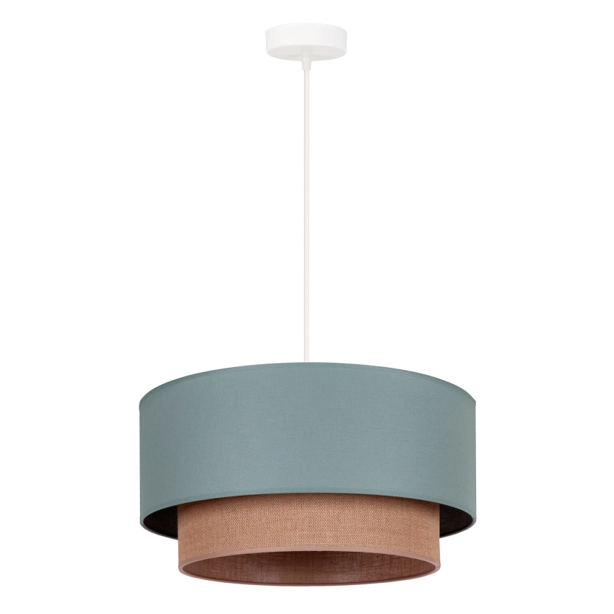 Duolla - Hängeleuchte BOHO 1xE27/15W/230V d 45 cm grün/braun