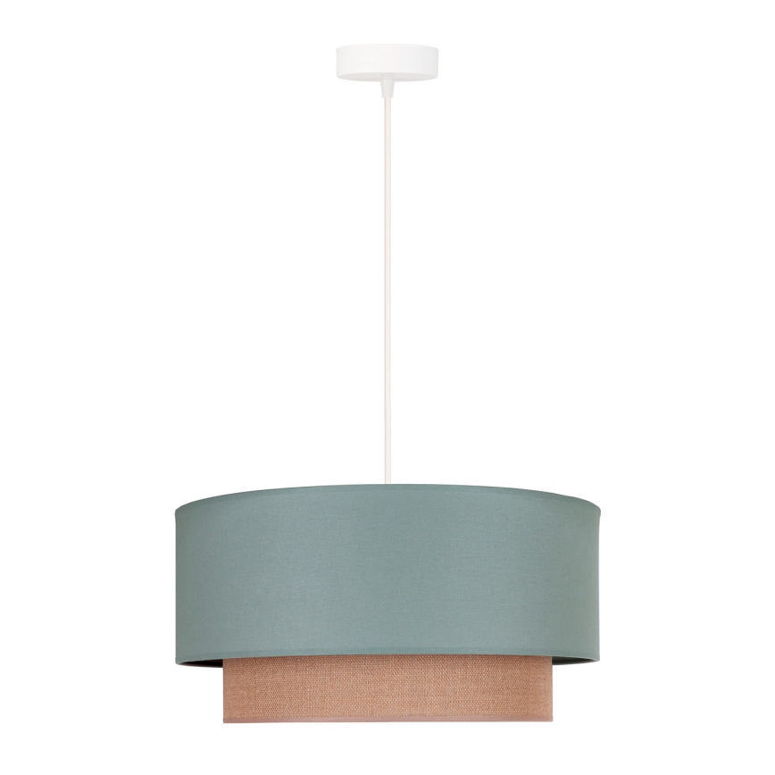 Duolla - Hängeleuchte BOHO 1xE27/15W/230V d 45 cm grün/braun