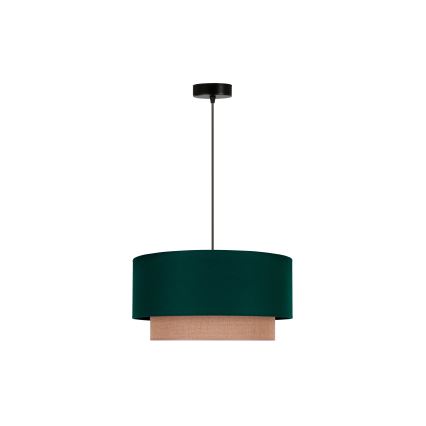 Duolla - Hängeleuchte BOHO 1xE27/15W/230V d 45 cm grün/braun