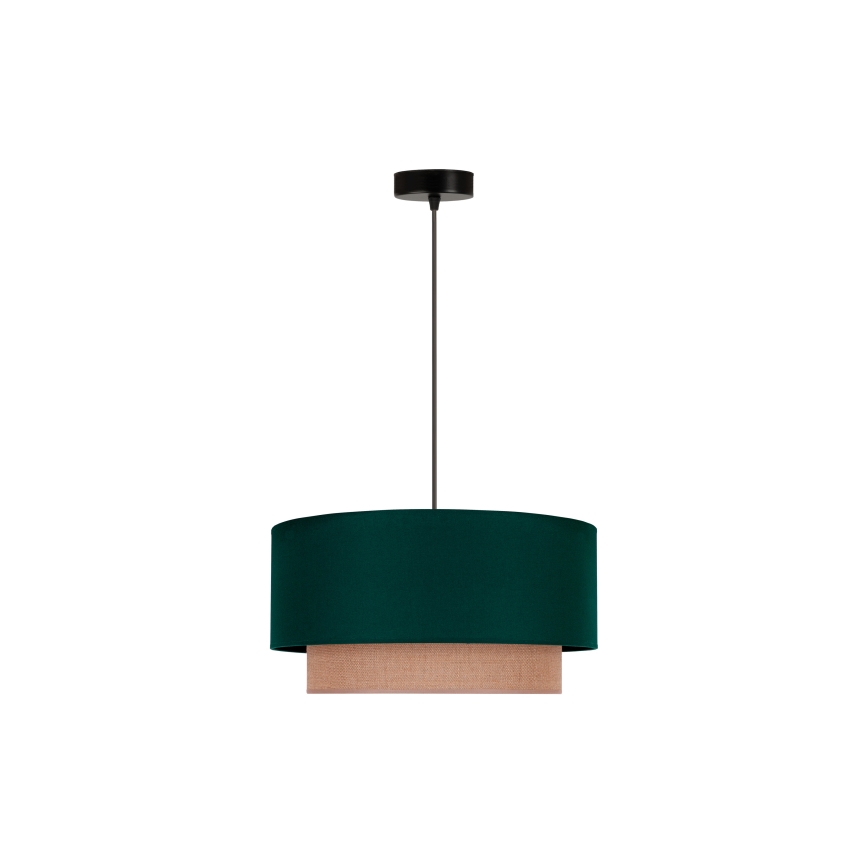 Duolla - Hängeleuchte BOHO 1xE27/15W/230V d 45 cm grün/braun