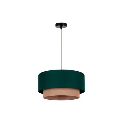 Duolla - Hängeleuchte BOHO 1xE27/15W/230V d 45 cm grün/braun