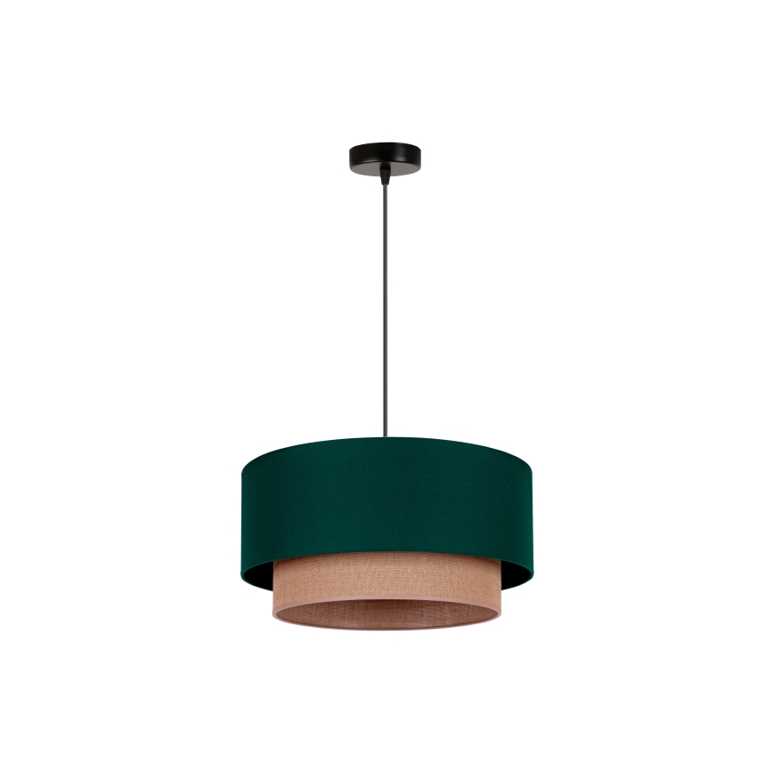 Duolla - Hängeleuchte BOHO 1xE27/15W/230V d 45 cm grün/braun