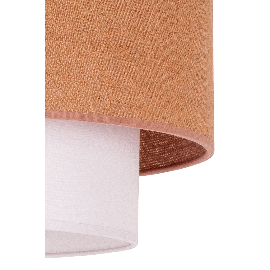 Duolla - Hängeleuchte BOHO 1xE27/40W/230V d 45 cm beige/weiß