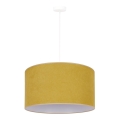 Duolla - Hängeleuchte BRISTOL 1xE27/15W/230V d 45 cm gelb/weiß