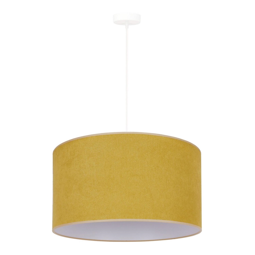 Duolla - Hängeleuchte BRISTOL 1xE27/15W/230V d 45 cm gelb/weiß