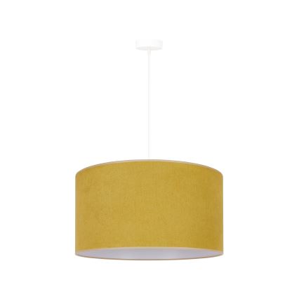 Duolla - Hängeleuchte BRISTOL 1xE27/15W/230V d 45 cm gelb/weiß