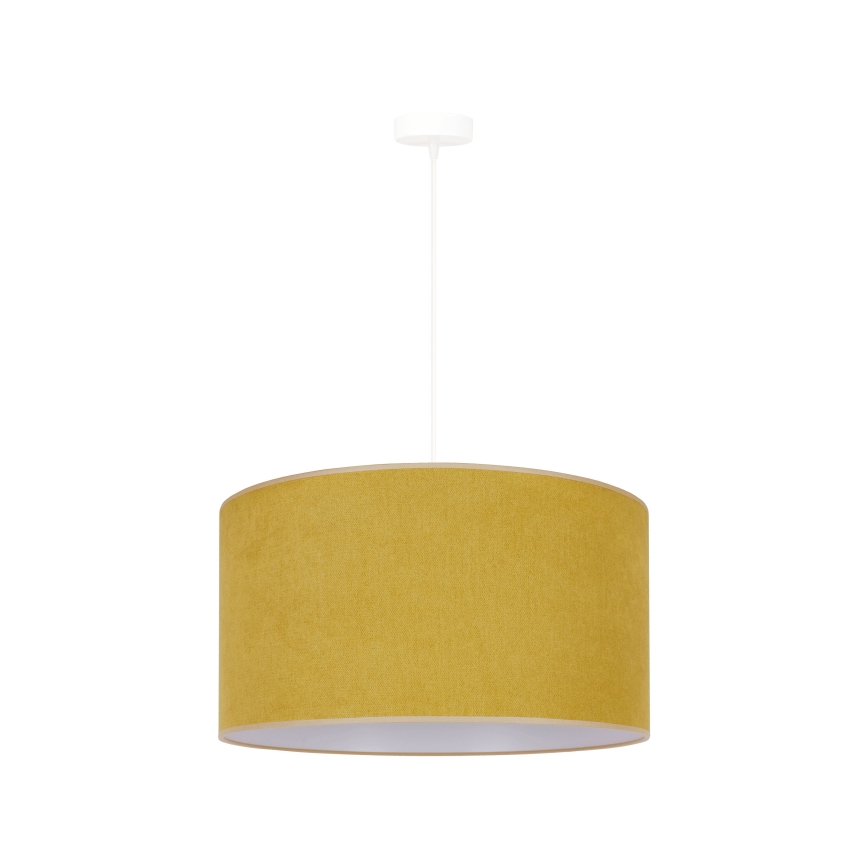 Duolla - Hängeleuchte BRISTOL 1xE27/15W/230V d 45 cm gelb/weiß