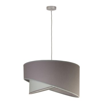 Duolla - Hängeleuchte CELLO 1xE27/40W/230V d 45 cm grau/grün