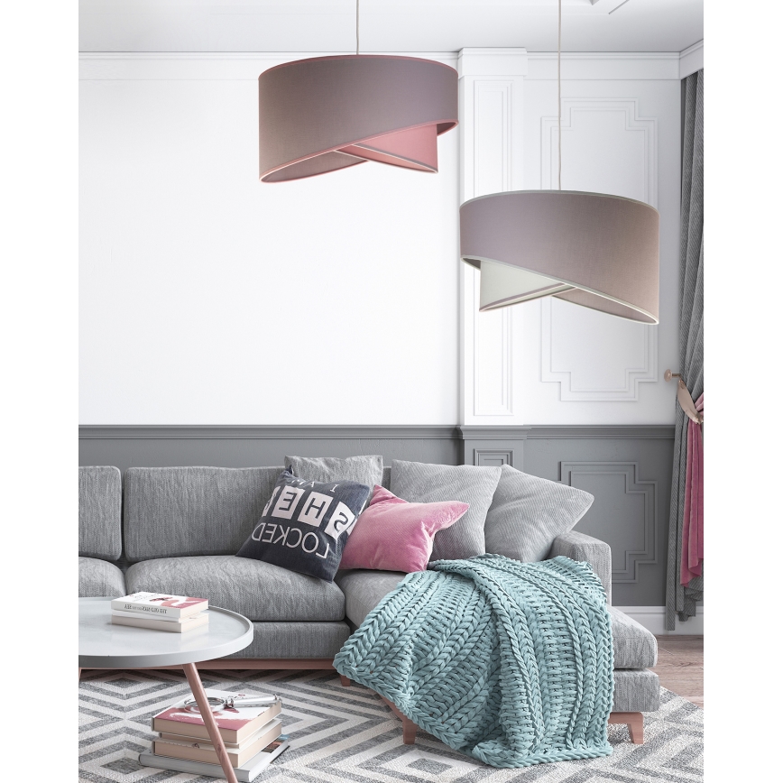 Duolla - Hängeleuchte CELLO 1xE27/40W/230V d 45 cm rosa