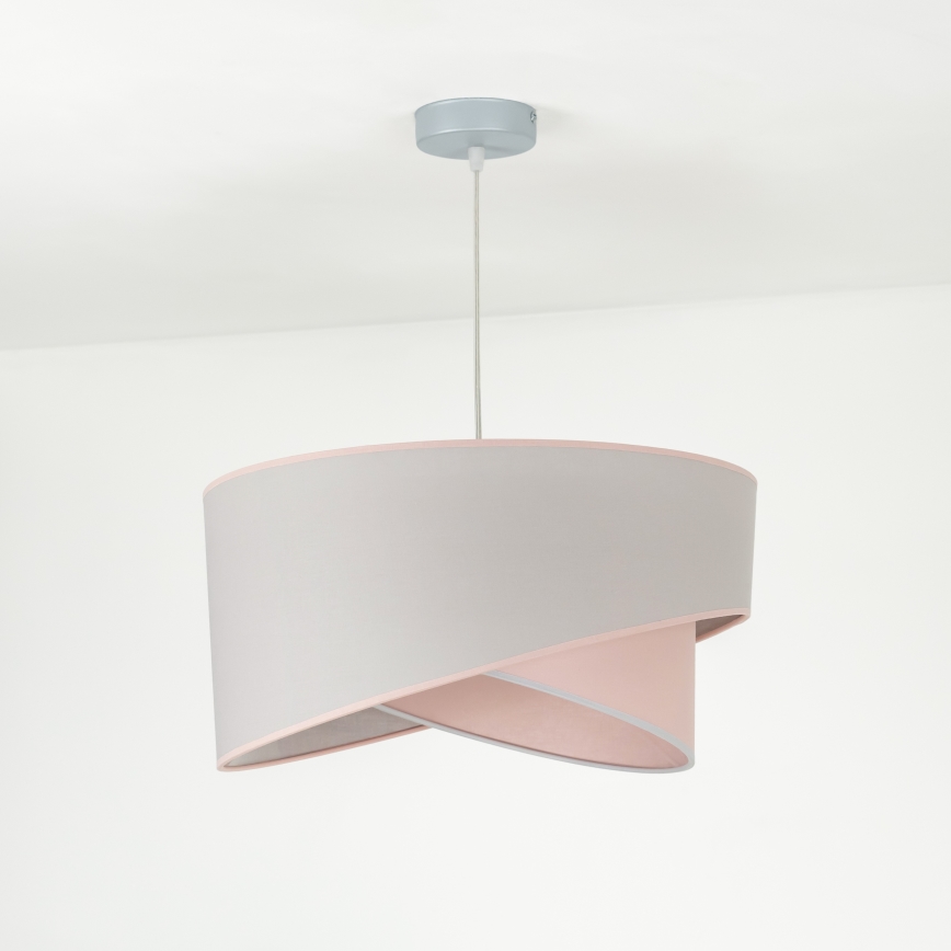 Duolla - Hängeleuchte CELLO 1xE27/40W/230V d 45 cm rosa