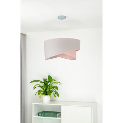Duolla - Hängeleuchte CELLO 1xE27/40W/230V d 45 cm rosa