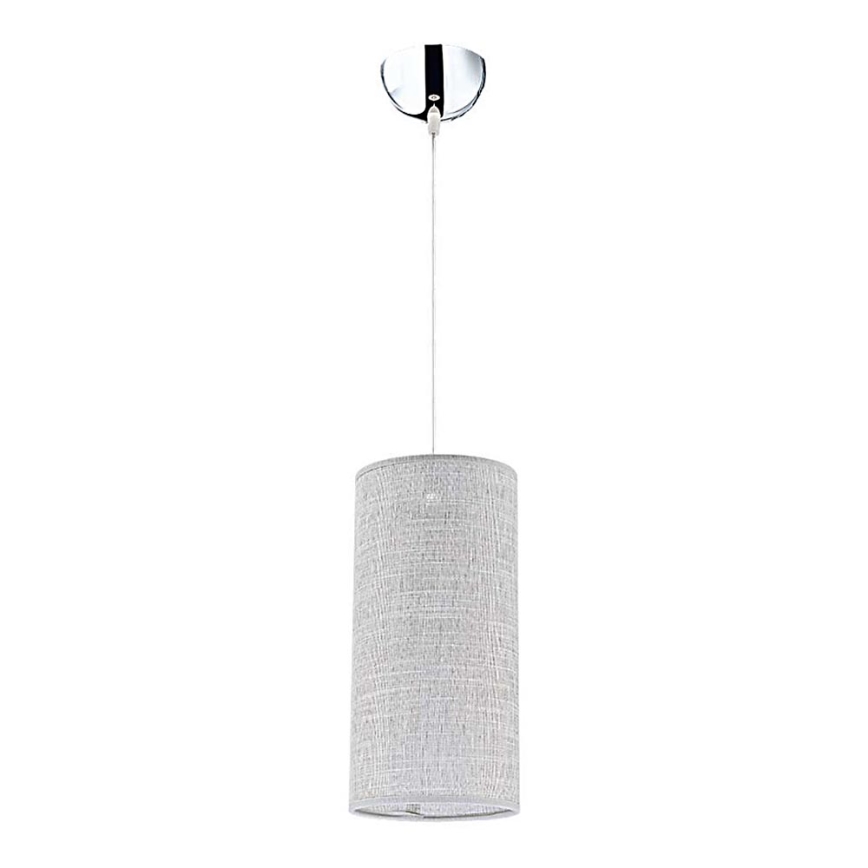Duolla - Hängeleuchte CIGAR 1xE27/40W/230V Leuchte d 15 cm grau