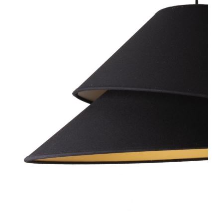 Duolla - Hängeleuchte COCO 1xE27/40W/230V d 50 cm schwarz