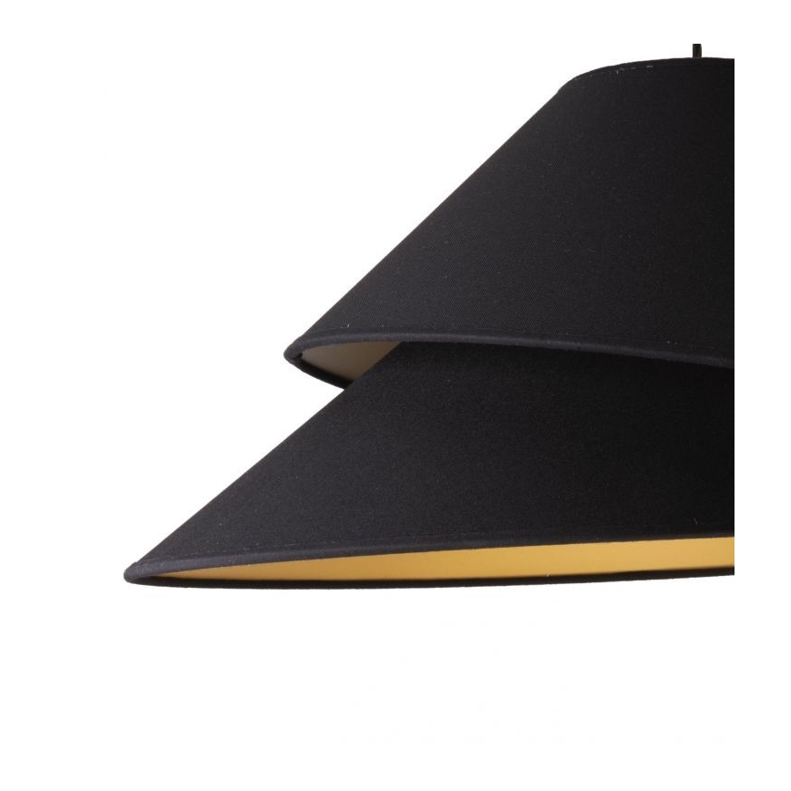 Duolla - Hängeleuchte COCO 1xE27/40W/230V d 50 cm schwarz