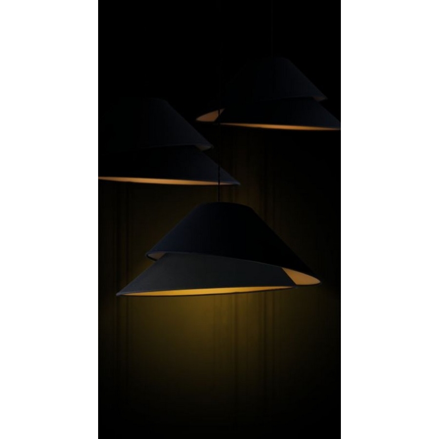 Duolla - Hängeleuchte COCO 1xE27/40W/230V d 50 cm schwarz