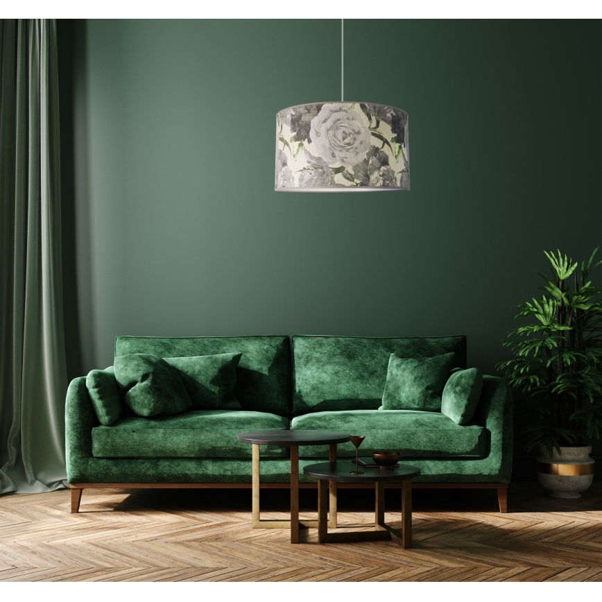 Duolla - Hängeleuchte CONSTANCE 1xE27/40W/230V d 45 cm grau