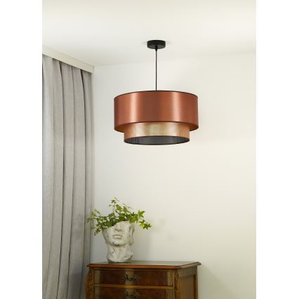Duolla - Hängeleuchte COPPER SHINY 1xE27/15W/230V d 45 cm kupfern