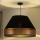 Duolla - Hängeleuchte COPPER SHINY 1xE27/15W/230V d 60 cm schwarz/kupfern
