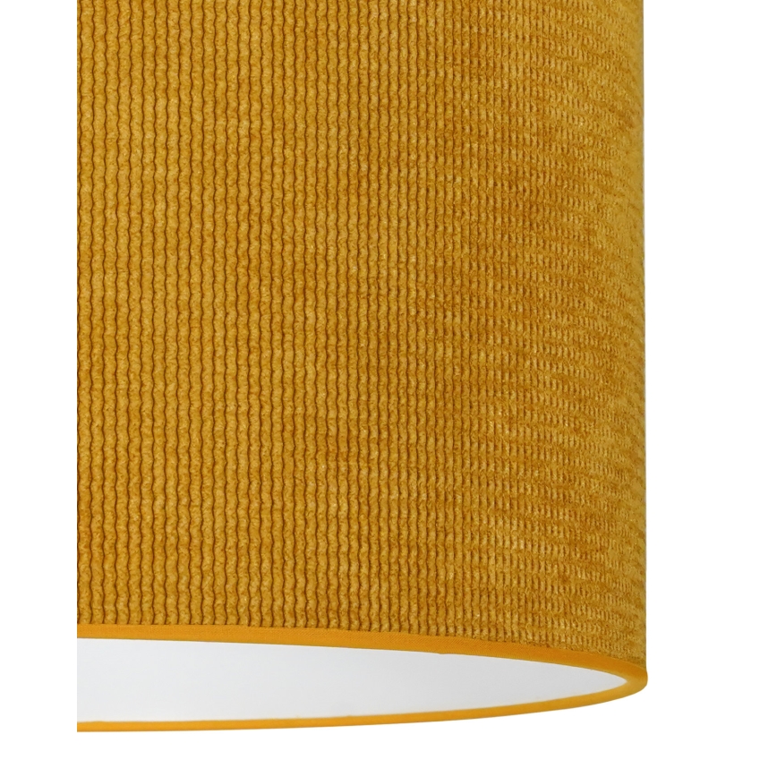 Duolla - Hängeleuchte CORDUROY 1xE27/15W/230V d 40 cm gelb