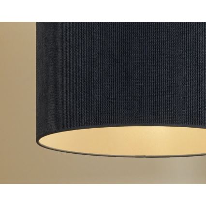 Duolla - Hängeleuchte CORDUROY 1xE27/15W/230V dunkel d 40 cm blau