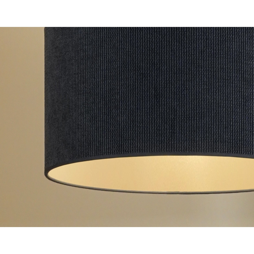 Duolla - Hängeleuchte CORDUROY 1xE27/15W/230V dunkel d 40 cm blau