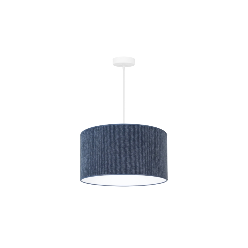 Duolla - Hängeleuchte CORDUROY 1xE27/15W/230V dunkel d 40 cm blau