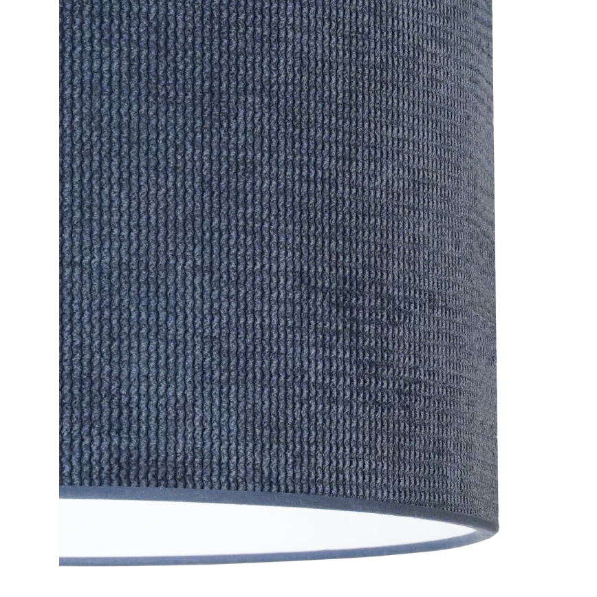 Duolla - Hängeleuchte CORDUROY 1xE27/15W/230V dunkel d 40 cm blau
