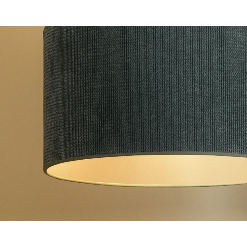 Duolla - Hängeleuchte CORDUROY 1xE27/15W/230V Leuchte d 40 cm blau