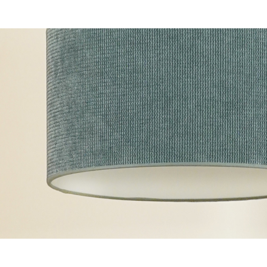 Duolla - Hängeleuchte CORDUROY 1xE27/15W/230V Leuchte d 40 cm blau