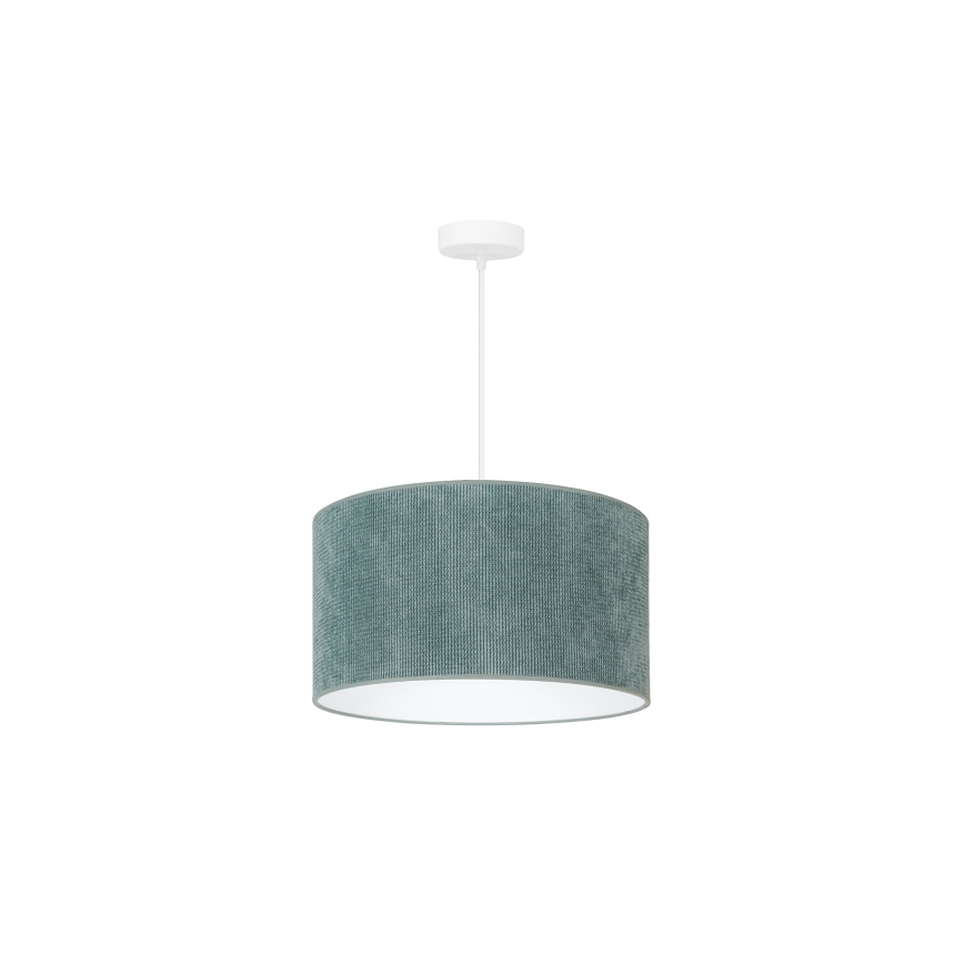 Duolla - Hängeleuchte CORDUROY 1xE27/15W/230V Leuchte d 40 cm blau